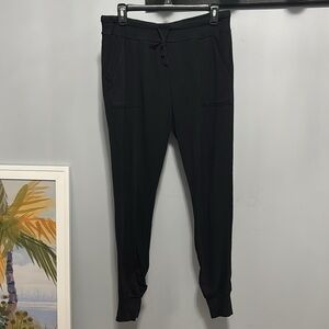 Banana Republic women’s medium black sweatpants cotton polyester